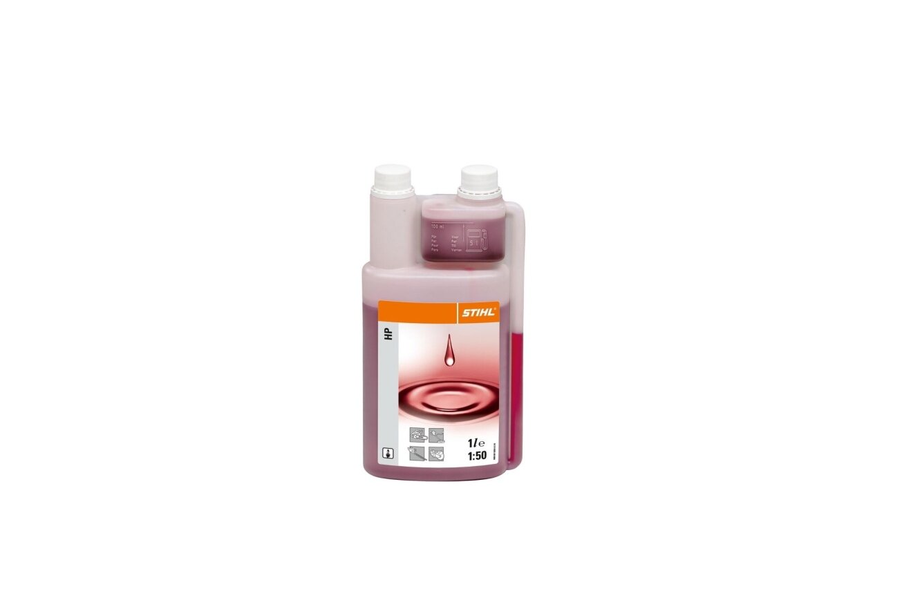 HP dvitaktė variklių alyva 1 l (50 L) su dozatoriumi HP dvitaktė variklių alyva 1 l (50 L) su dozatoriumi