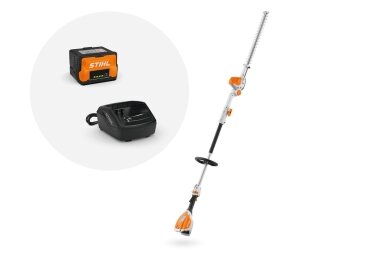 Žirklės gyvatvorių akumuliatorinės STIHL HLA 56 su akumuliatoriumi AK30S ir įkrovikliu AL101