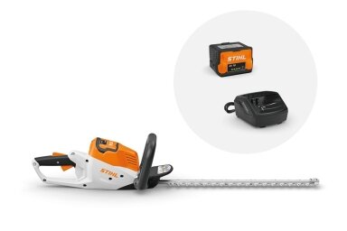 Žirklės gyvatvorių akumuliatorinės STIHL HSA 50 SET su AK 10 akum. ir AL 101 įkrov.